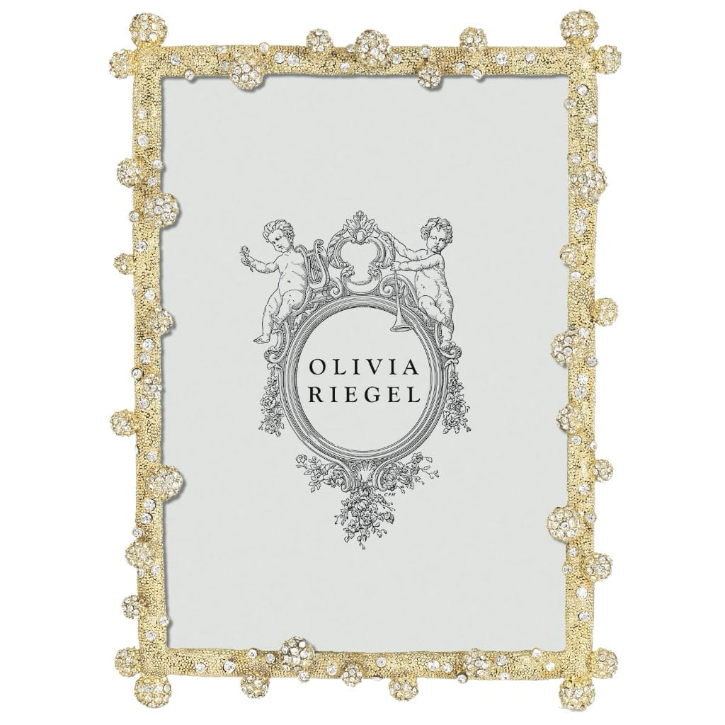 Olivia Riegel Luxury Gold Pave 5 x 7 Odyssey Photo Frame