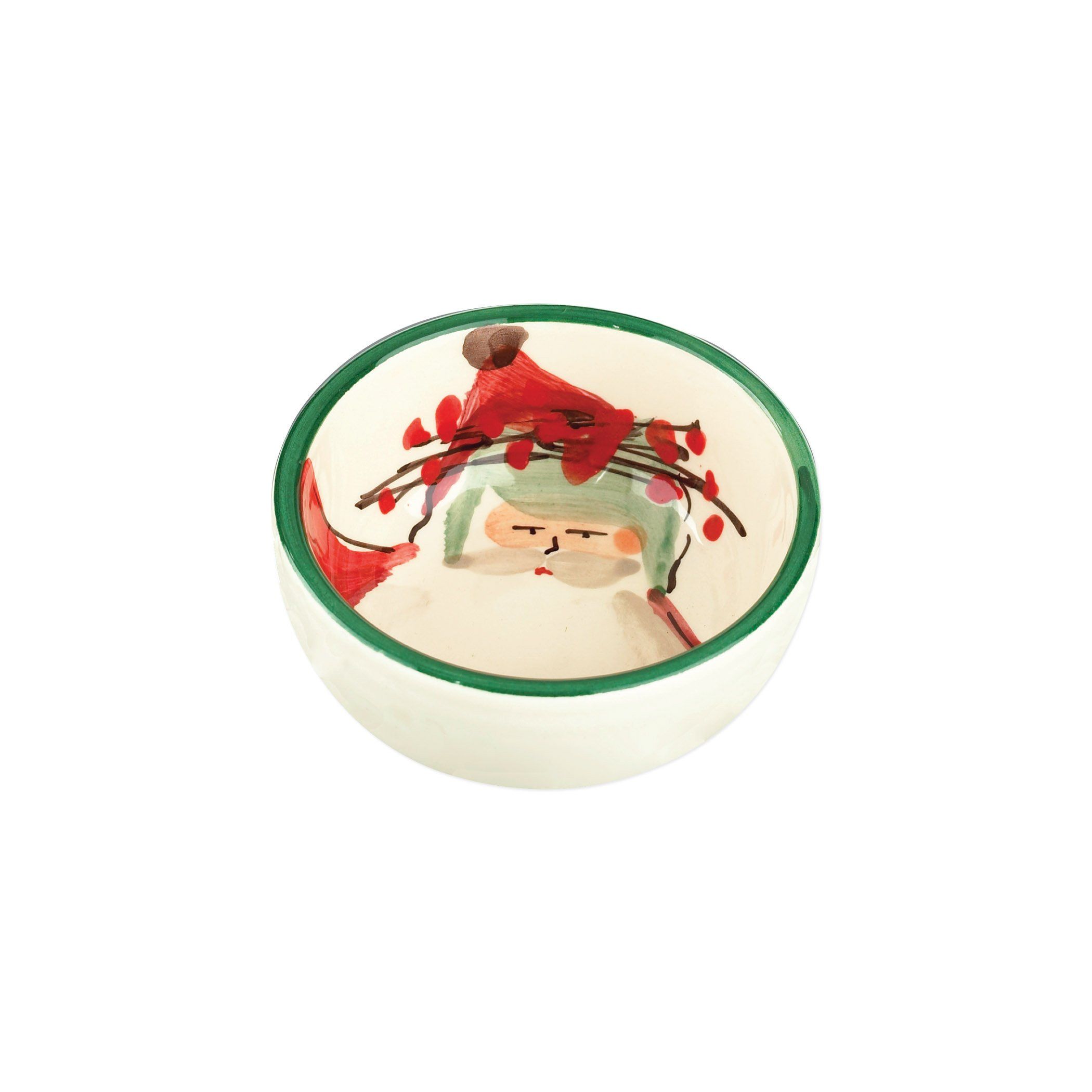Vietri Assorted Old St. Nick Condiment Bowls - Set of 4 Handmade in Italy