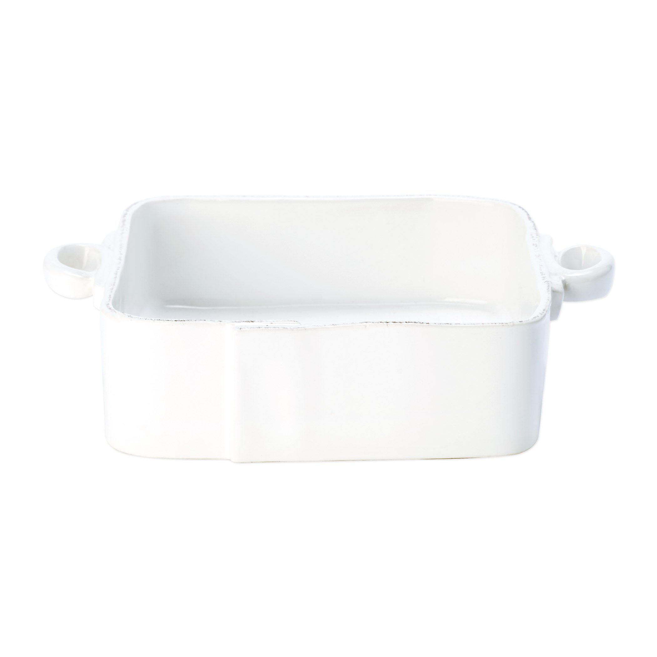 Vietri Handmade Lastra Square Baker from Italian Stoneware