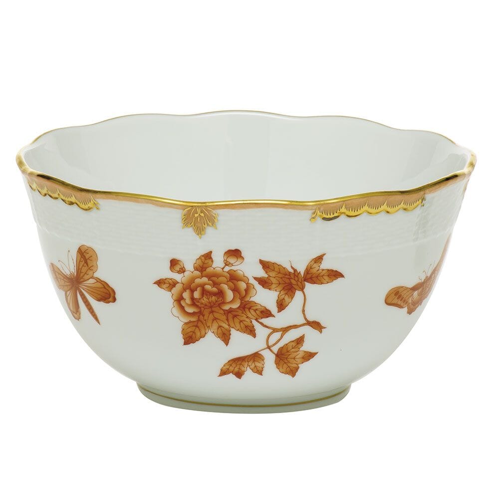 Herend Fortuna Pattern Round Decorative Bowl for Home