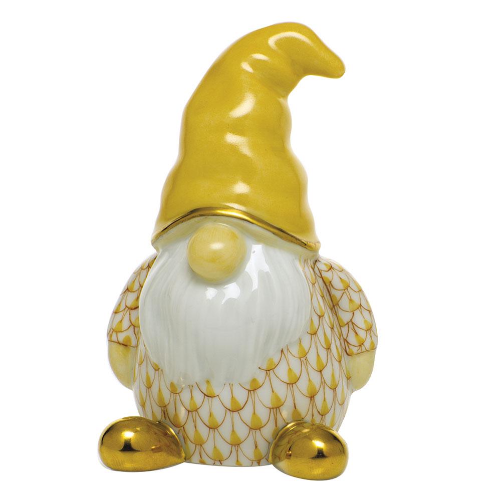Exquisite Handmade Herend Porcelain Gnome Figurine for Decor