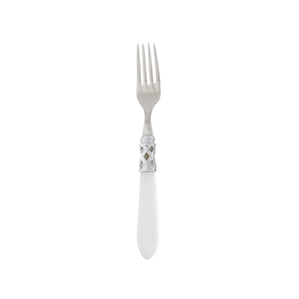 Vietri Aladdin Salad Fork with Brilliant Shiny Chrome Finish