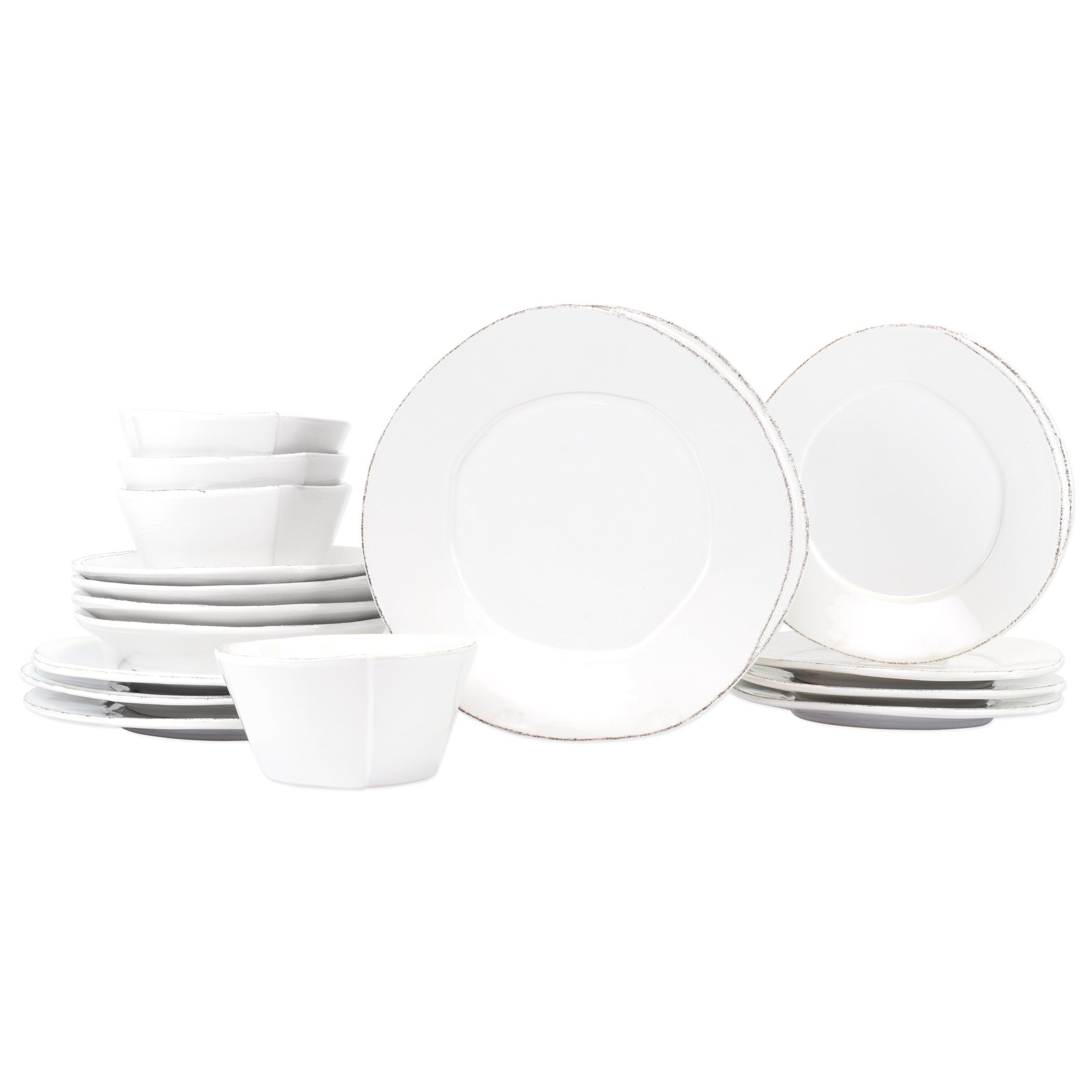 Vietri Handmade Sixteen - Piece Italian Stoneware Place Setting