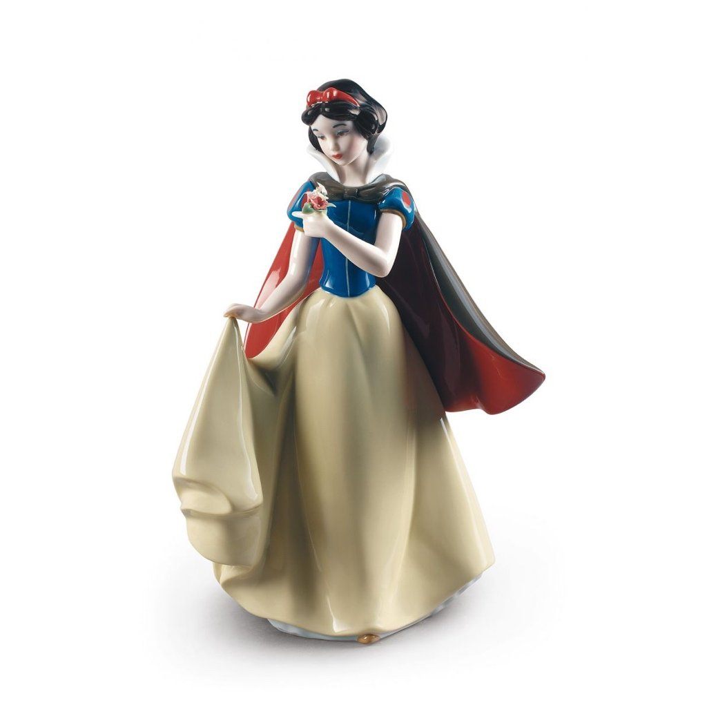 Exquisite Lladro Handmade Porcelain Disney Snow White Collectible Figurine