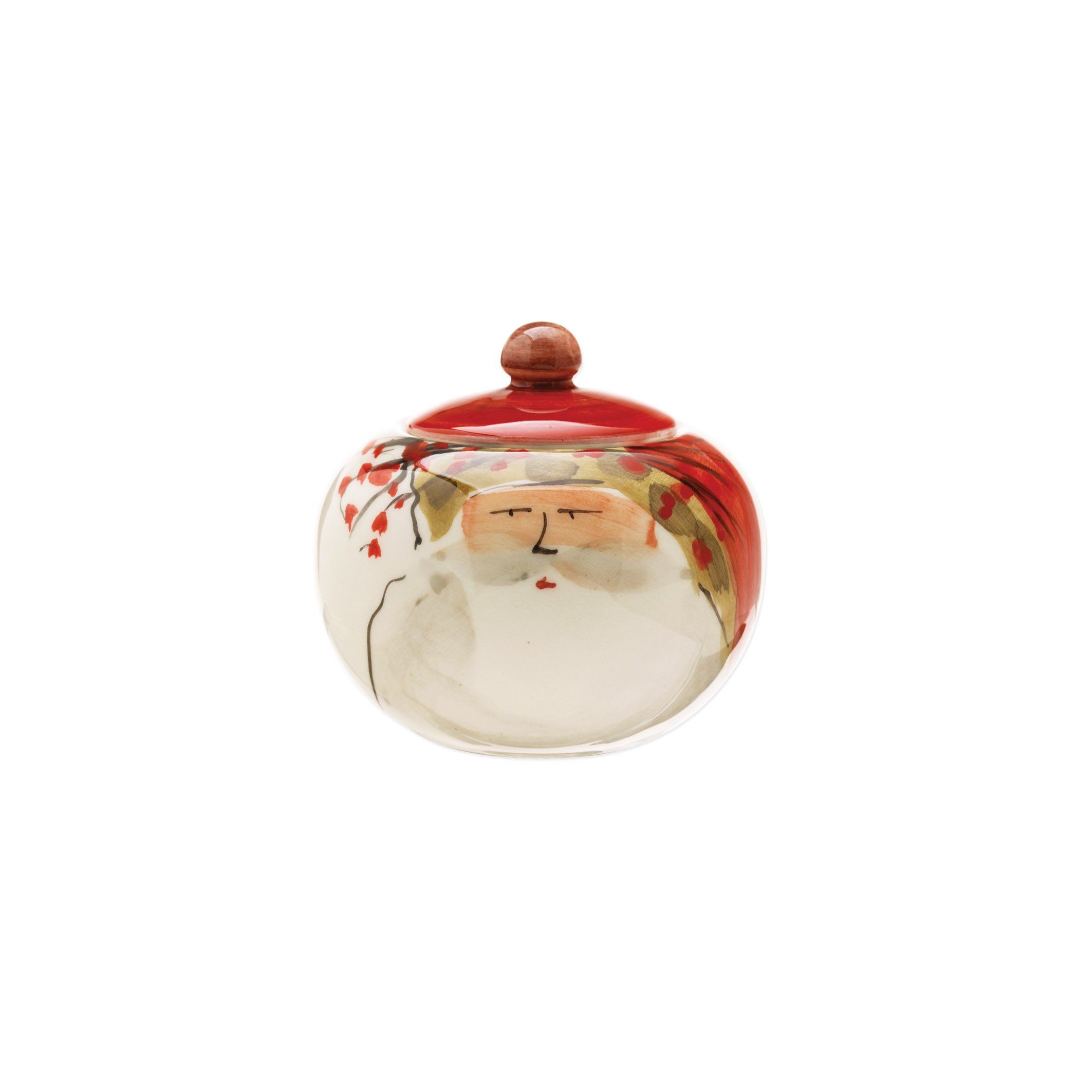 Vietri Handmade Old St. Nick Sugar Piece from Italian Countryside