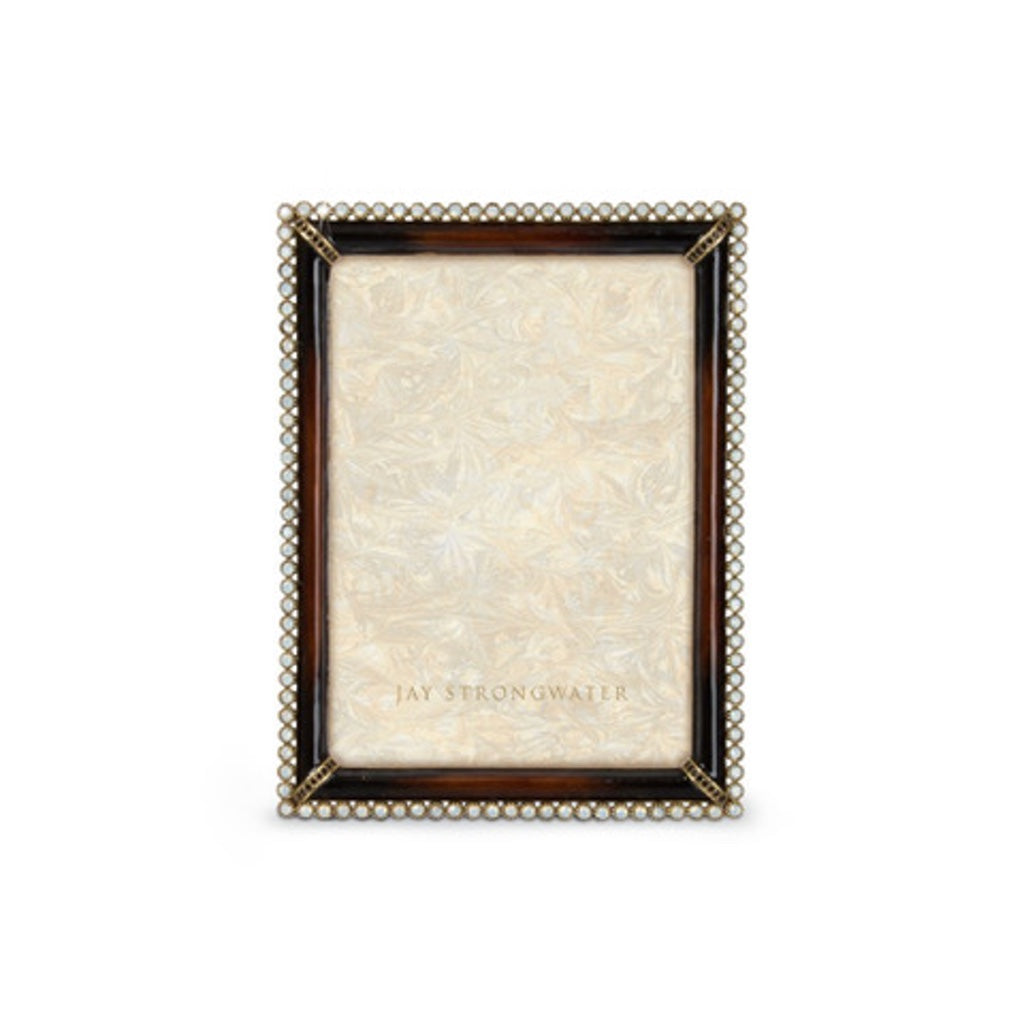 Jay Strongwater Safari-themed 5 x 7 Lucas Frame with 14K Gold Finish