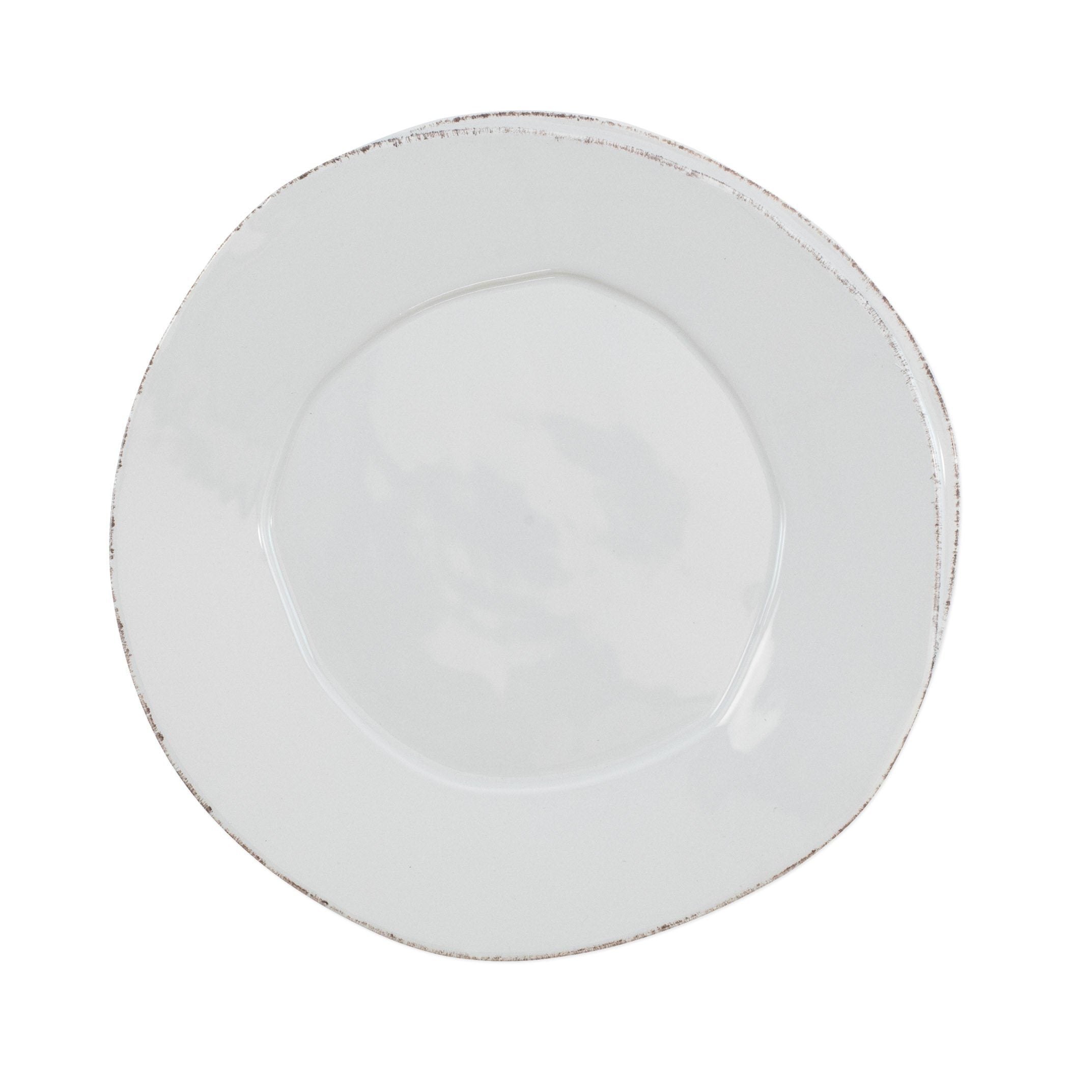 Handcrafted Italian Vietri Lastra European-Style Dinner Plate, 10.5' Diameter