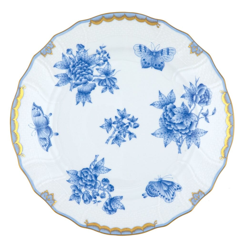 Herend Fortuna 10.5-Inch Dinner Plate with 24K Gold Accents