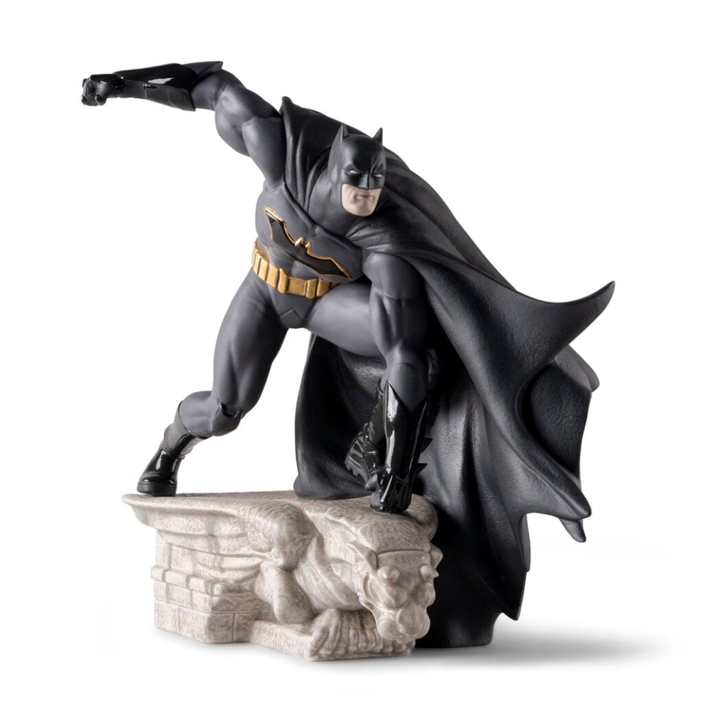Limited Edition (500 Pieces) Lladro Handmade Porcelain Collectible Batman Figurine