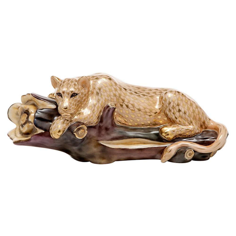 Herend Lioness On Watch Figurine - Limited Edition