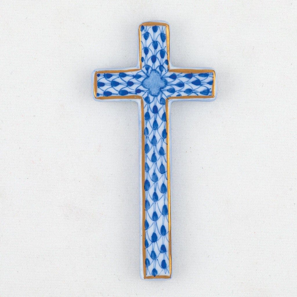 Herend Miniature Porcelain Cross - A Symbolic Faith Gift