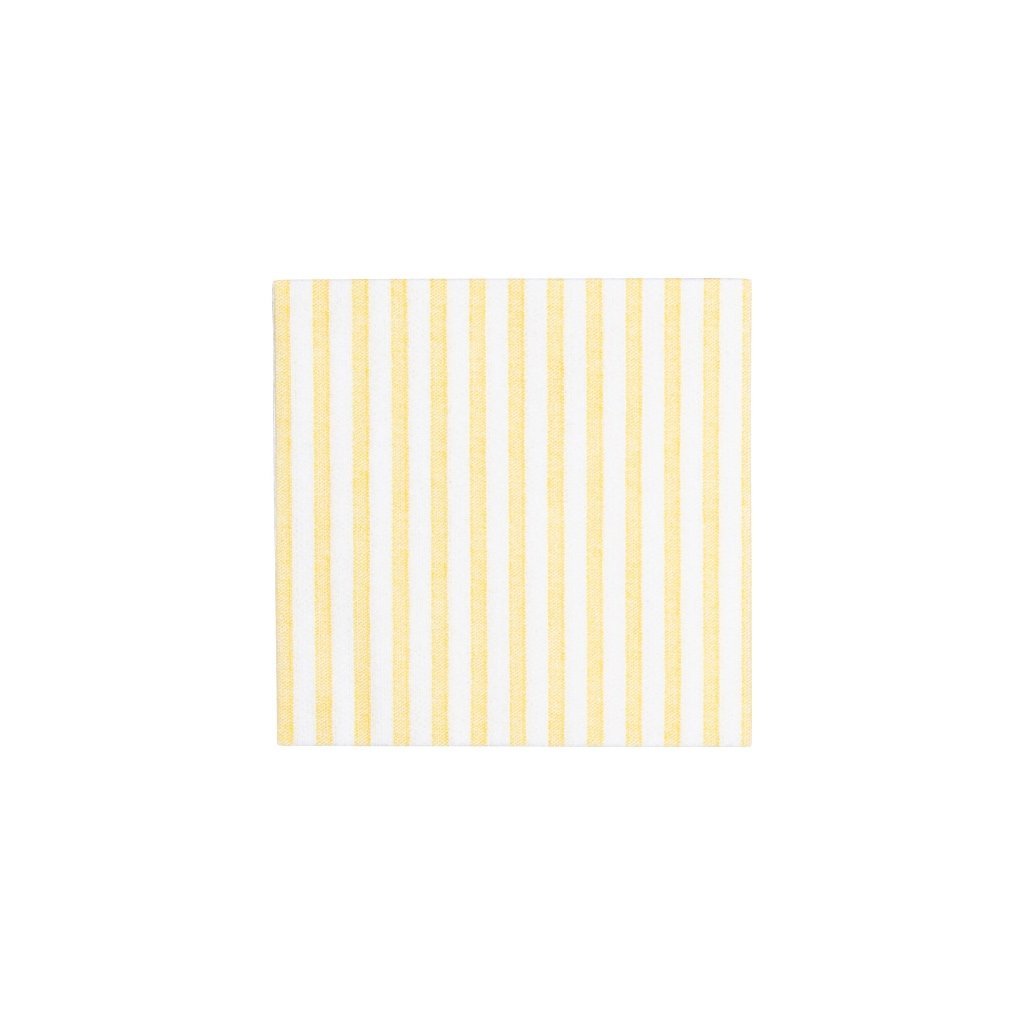 Vietri Soft Papersoft Capri Yellow Cocktail Napkins, Pack of 20