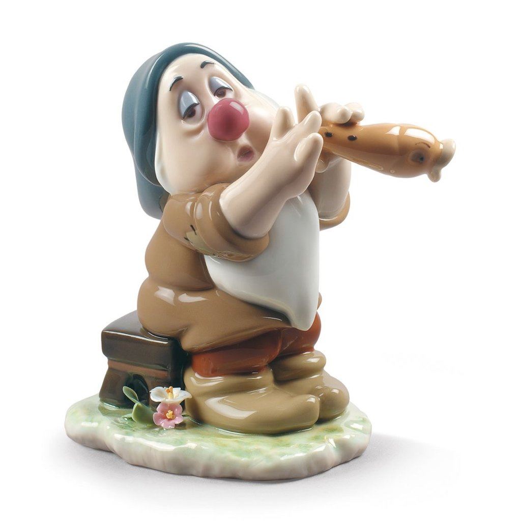 Lladro Hand - painted Disney Sleepy Porcelain Figurine from 2018