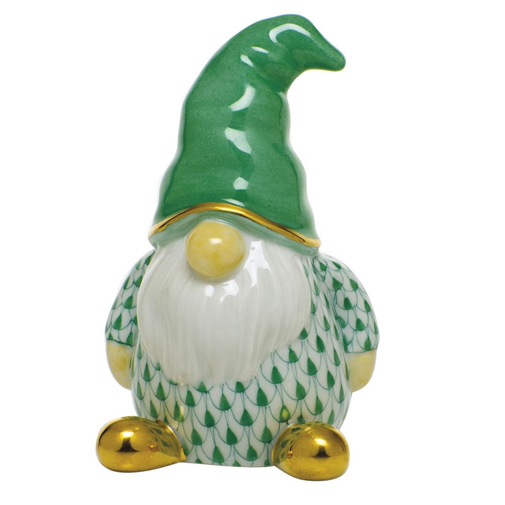 Exquisite Handmade Herend Porcelain Gnome Figurine for Decor