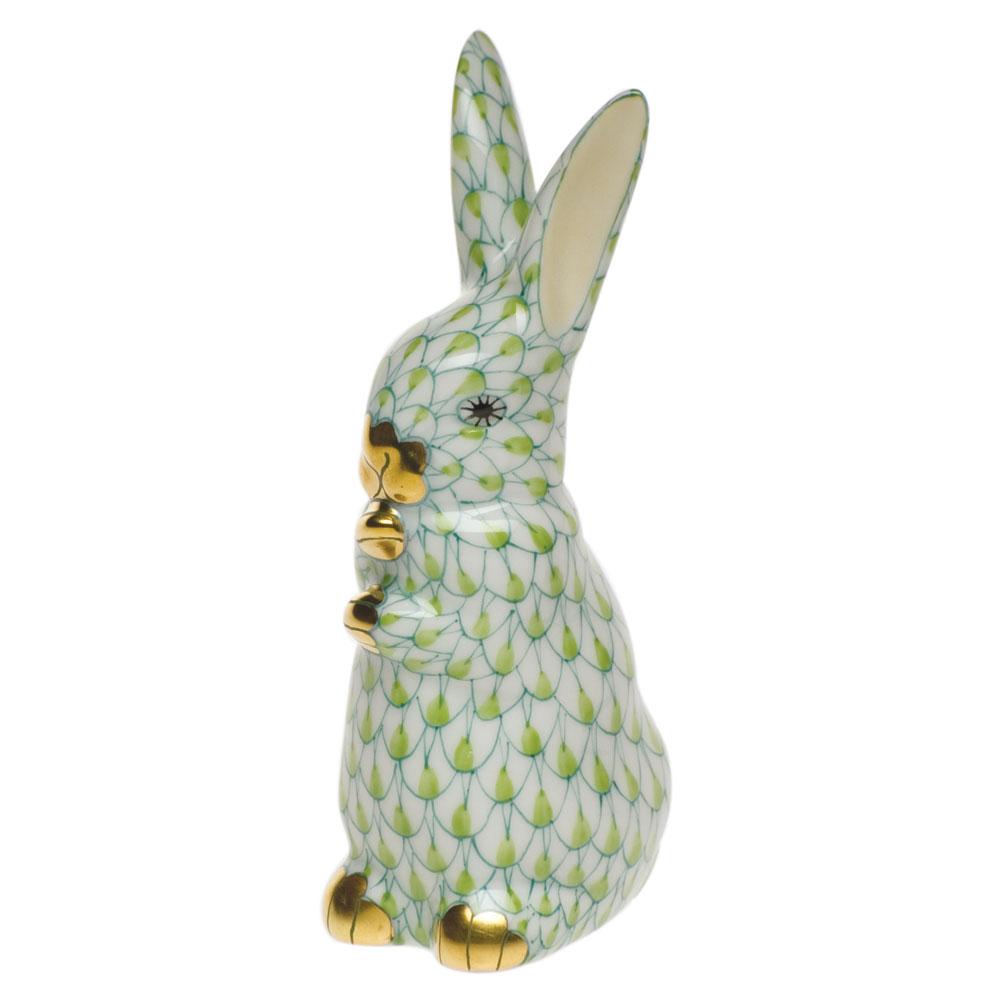 Exquisite Hand - painted Herend Standing Bunny Porcelain Figurine