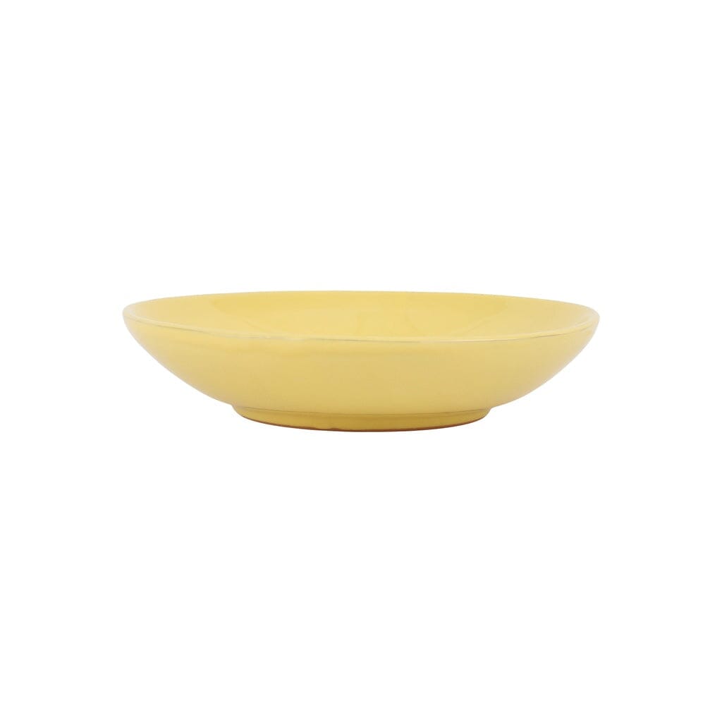 Vietri Cucina Fresca Hand - painted Pasta Bowl in Crema or Turquoise