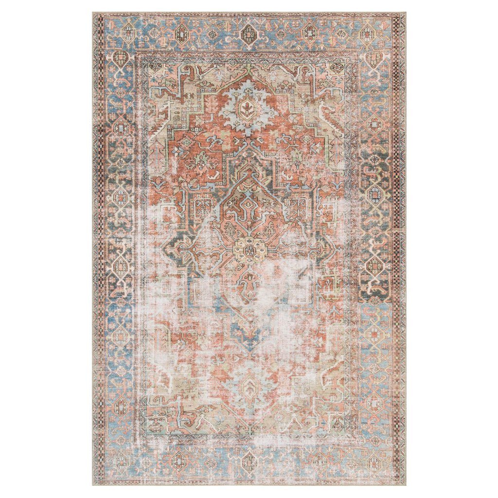 Loloi Loren LQ 15 Power - Loomed Terracotta Sky Polyester Area Rug
