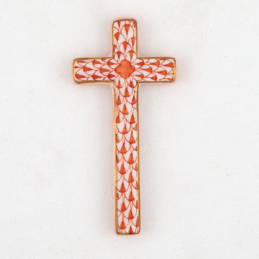 Herend Miniature Porcelain Cross - A Symbolic Faith Gift