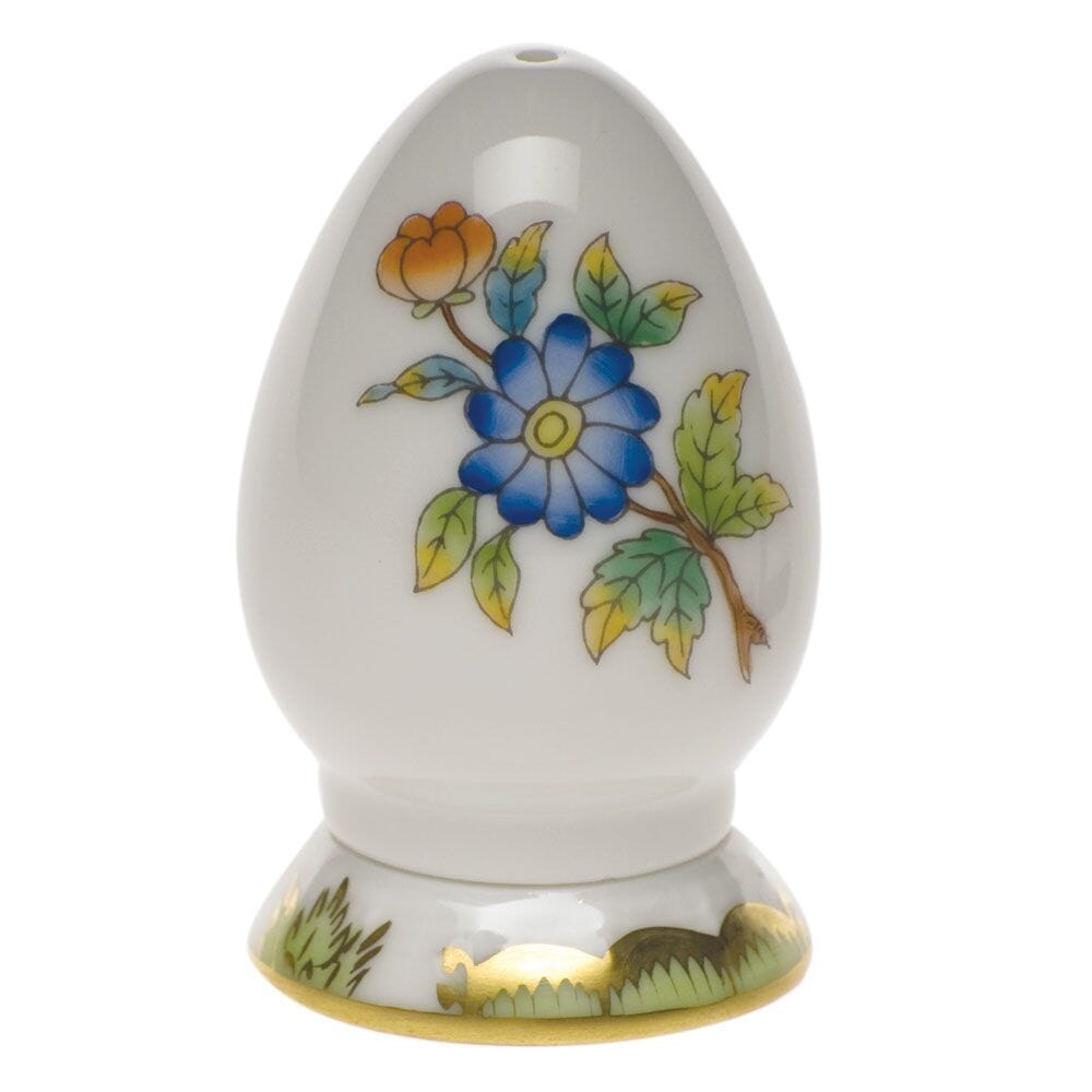 Exquisite Herend Single - Hole Pepper Shaker with Queen Victoria Pattern for Dining Tables