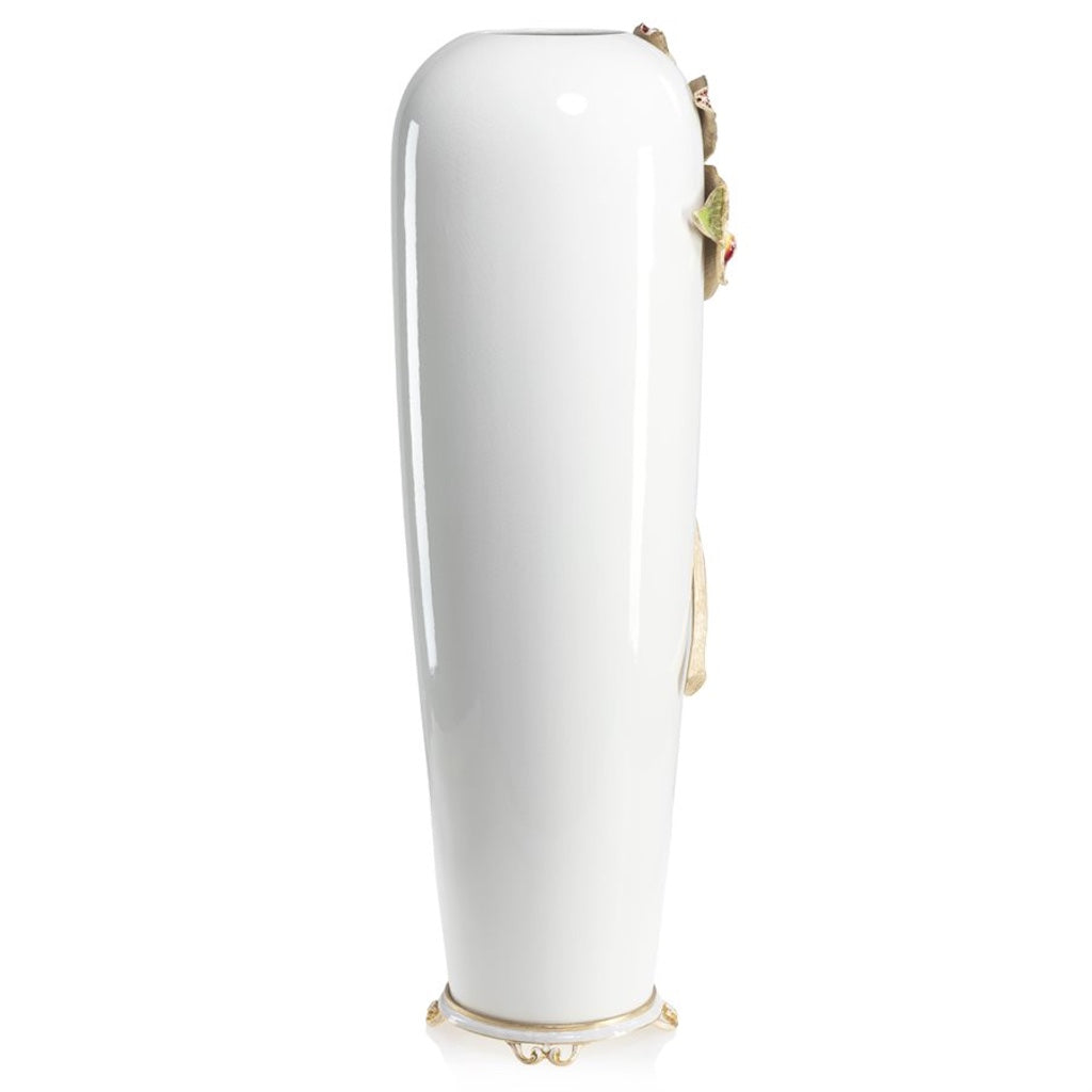 Exquisite Jay Strongwater Luna Lily Decorative Ceramic Vase