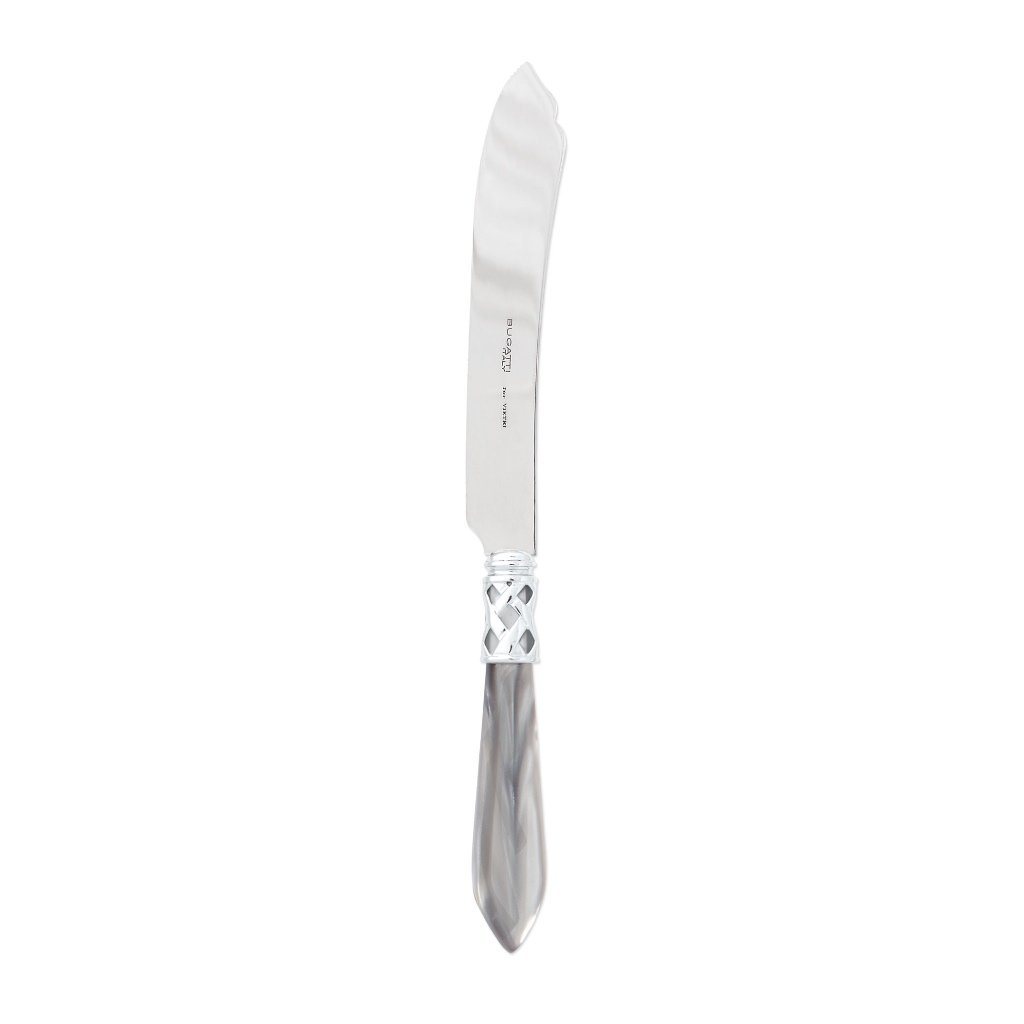 Vietri Aladdin's Stunning Chrome-finish 18/10 Stainless Steel Cake Knife