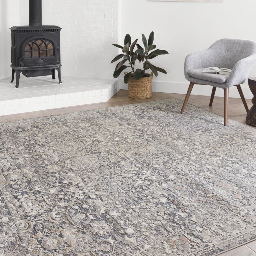 Loloi II Lucia LUC 04 Grey/Mist Polyester-Polypropylene Area Rug