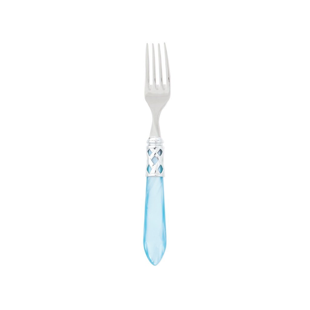 Vietri Aladdin Salad Fork with Brilliant Shiny Chrome Finish