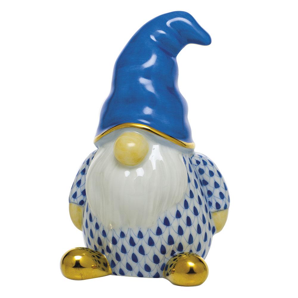 Exquisite Handmade Herend Porcelain Gnome Figurine for Decor