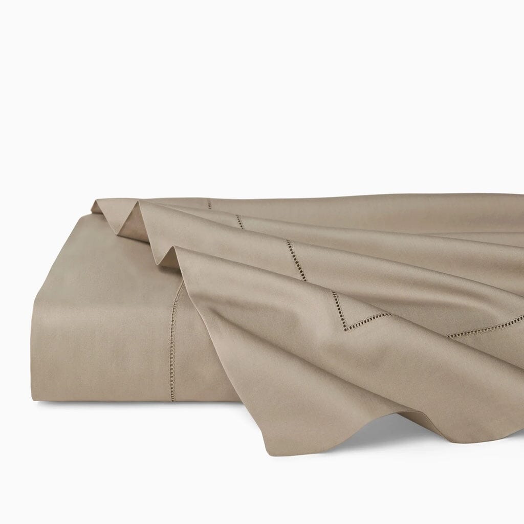 Sferra Celeste Twin-Sized Flat Bed Sheet Measuring 74 Inches by 114 Inches