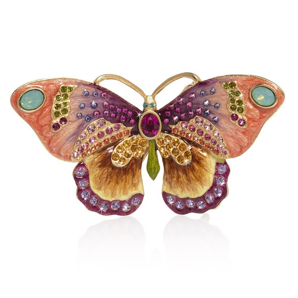 Jay Strongwater Small Decorative Madame Butterfly Figurine