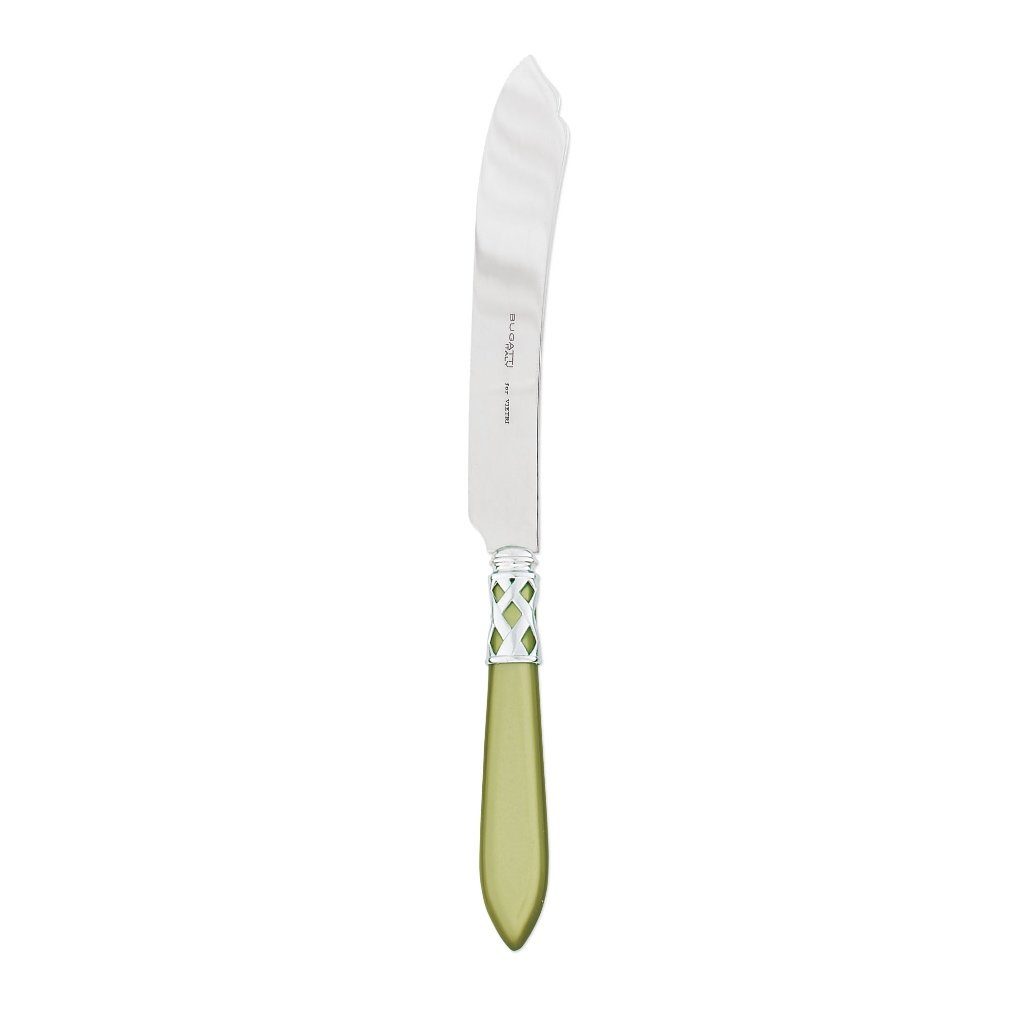 Vietri Aladdin's Stunning Chrome-finish 18/10 Stainless Steel Cake Knife