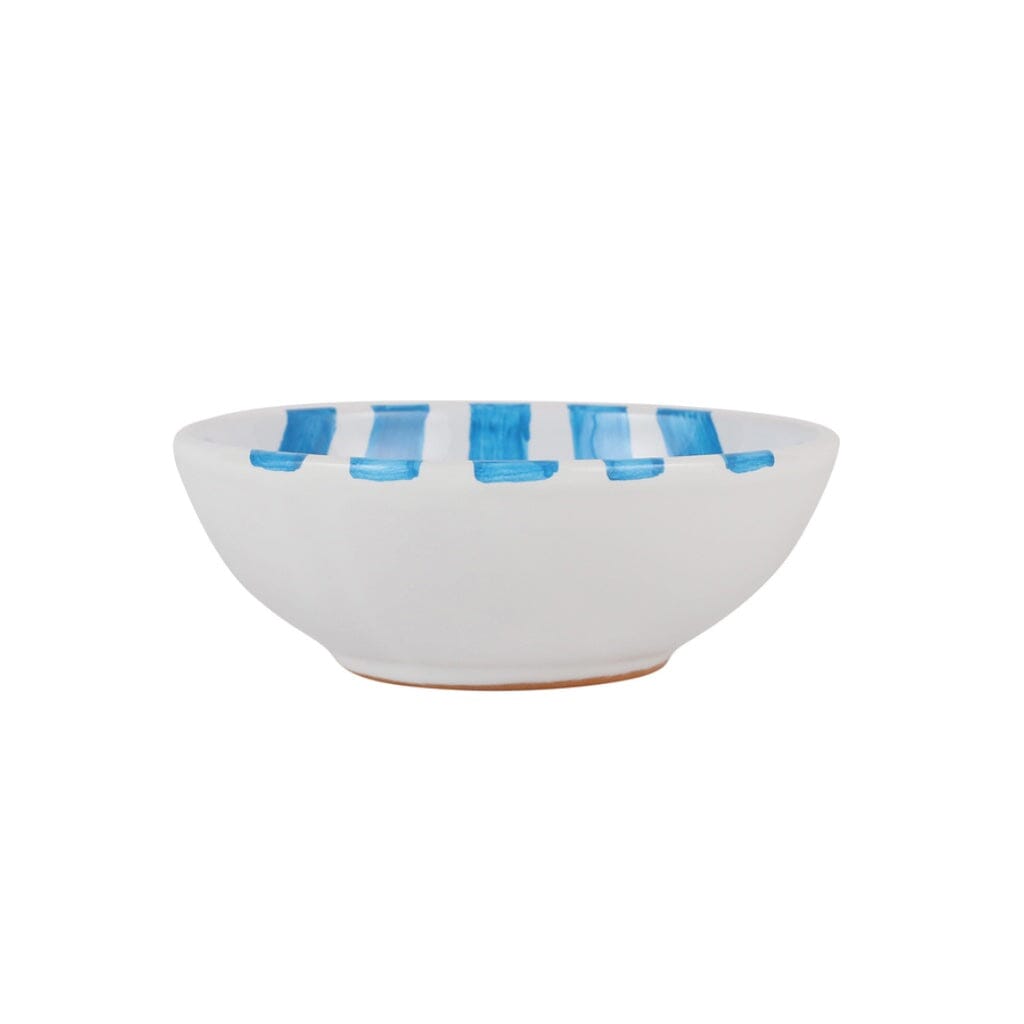 Vibrant Vietri Amalfitana Striped Cereal Bowls for Colorful Breakfasts