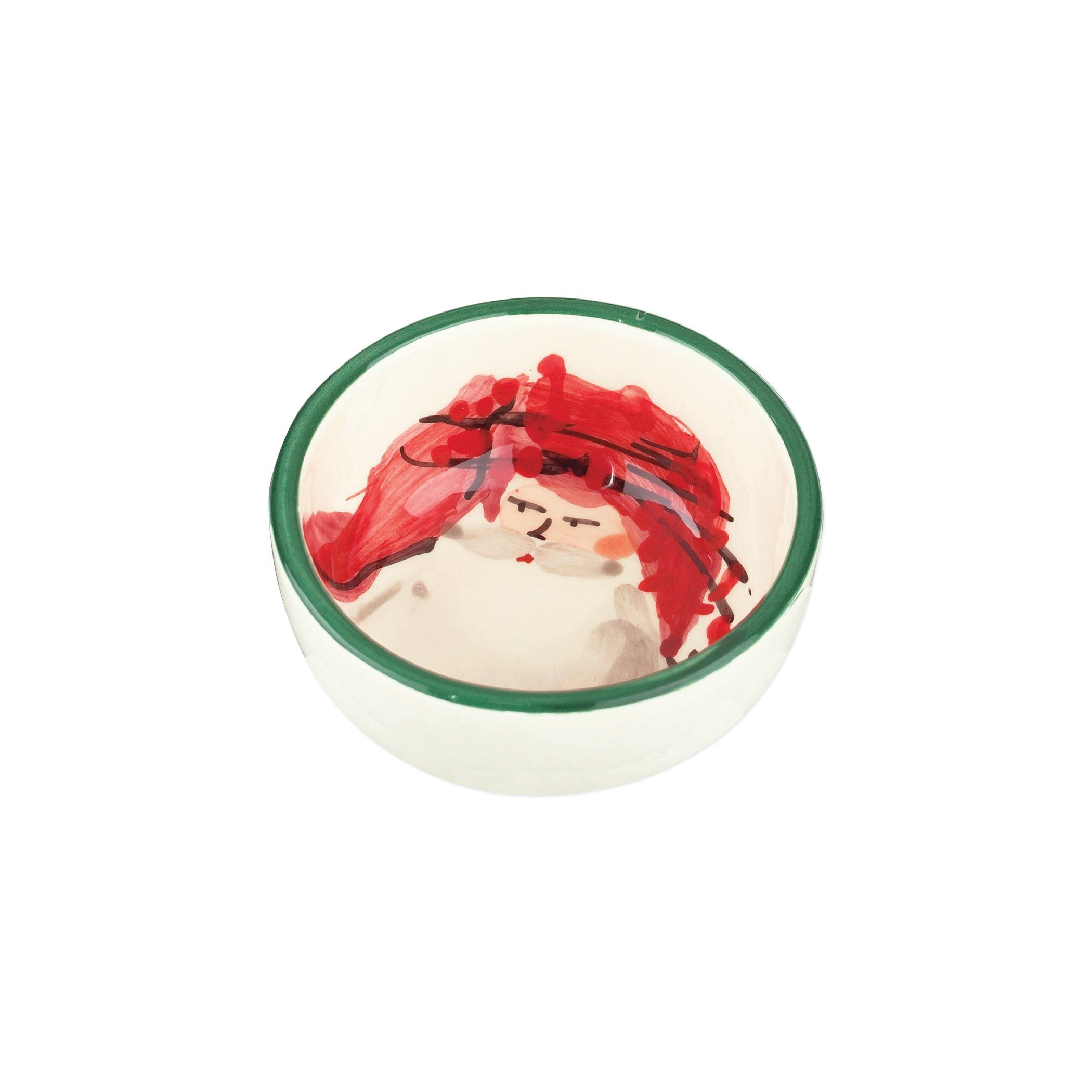 Vietri Assorted Old St. Nick Condiment Bowls - Set of 4 Handmade in Italy