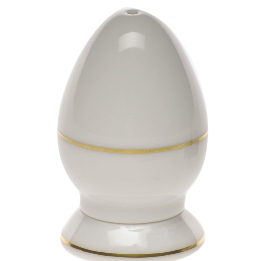 Single-Hole Herend Pepper Shaker with Golden Edge, 2.5in Height