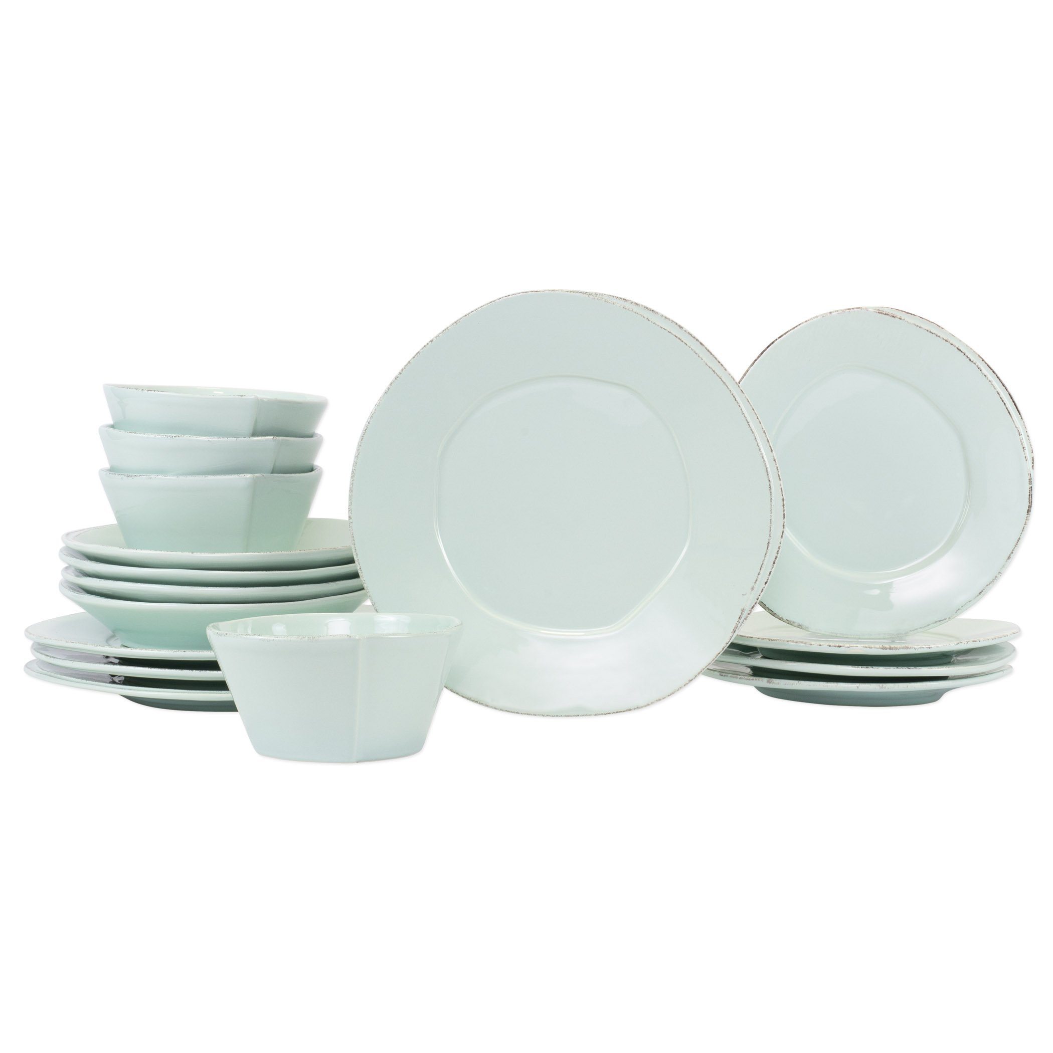 Vietri Handmade Sixteen - Piece Italian Stoneware Place Setting