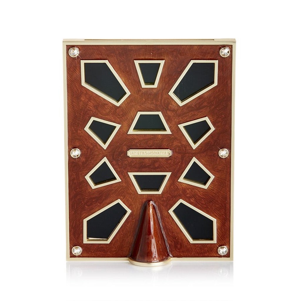 Jay Strongwater Decorative 4 x 6 Picture Frame with Hand - enameled Leopard Spotted Pave Design