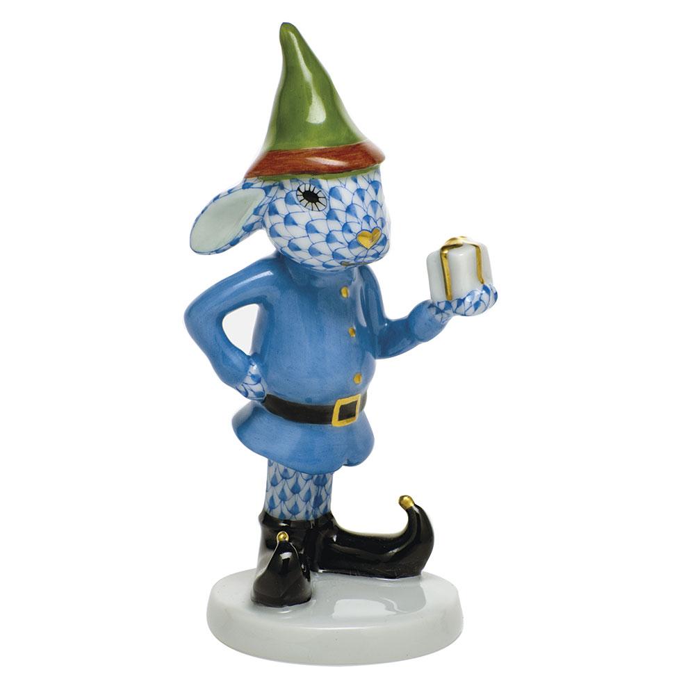 Exquisite Hand - painted Herend Elf Bunny Porcelain Figurine