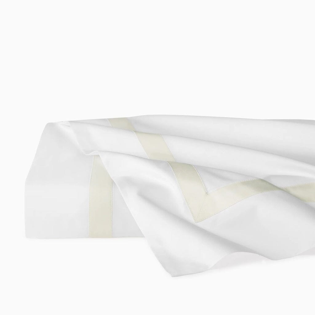 Sferra Estate Full/Queen Size Flat Bed Sheet Measuring 96 Inches by 114 Inches