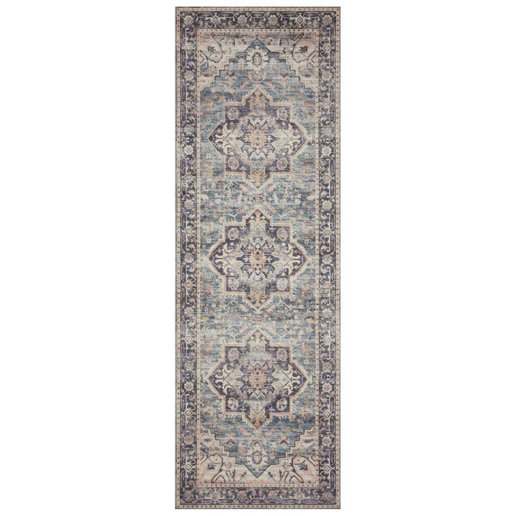 Loloi II Navy / Multi-Colored Hathaway HTH 01 Area Carpet for Interior Decoration
