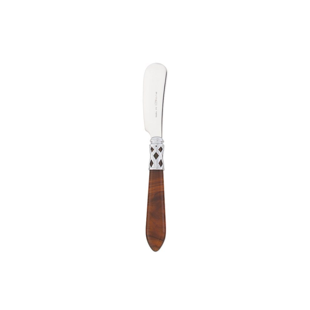Vietri Aladdin Brilliant Small Stainless Steel Food Spreader for a Sophisticated Dining Experience