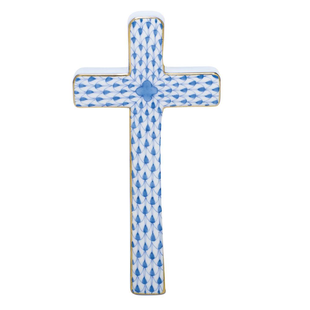 Exquisite Handmade Herend Porcelain Cross for Faith and Devotion