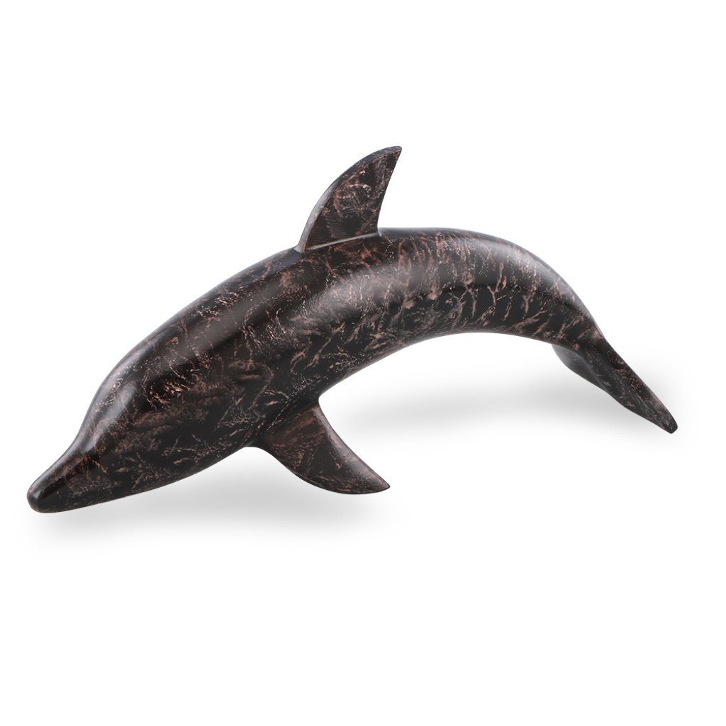 SPI Home Aluminum Small Dolphin Decor for Tabletop Display