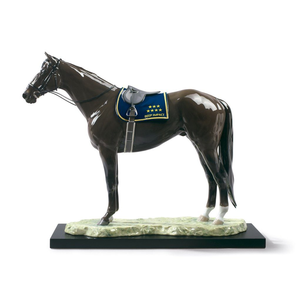 Limited Edition Lladro Handmade Porcelain Deep Impact Horse Figurine of 3000 Pieces