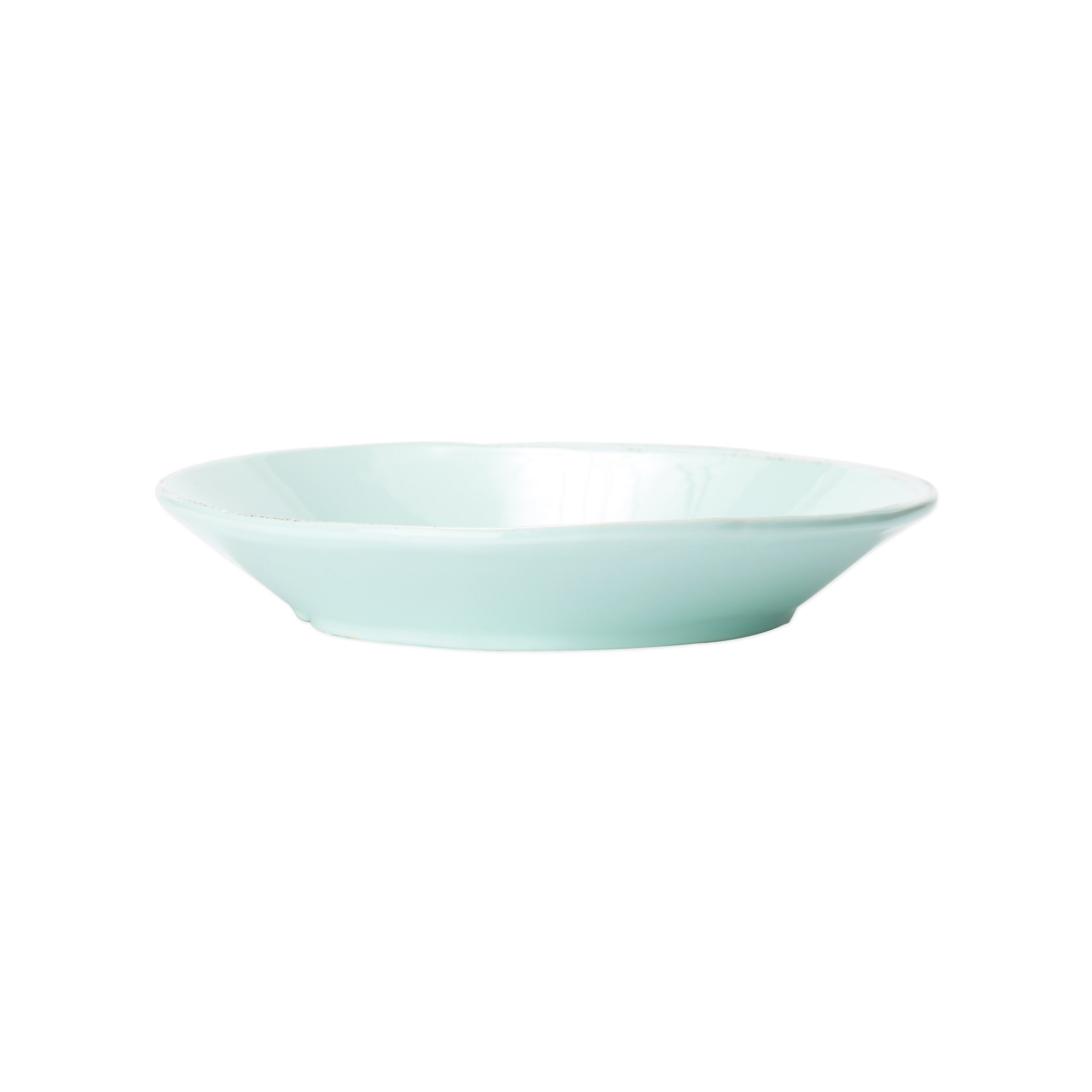 Handcrafted Italian Vietri Lastra Pattern Pasta Bowl with 8.75' Diameter