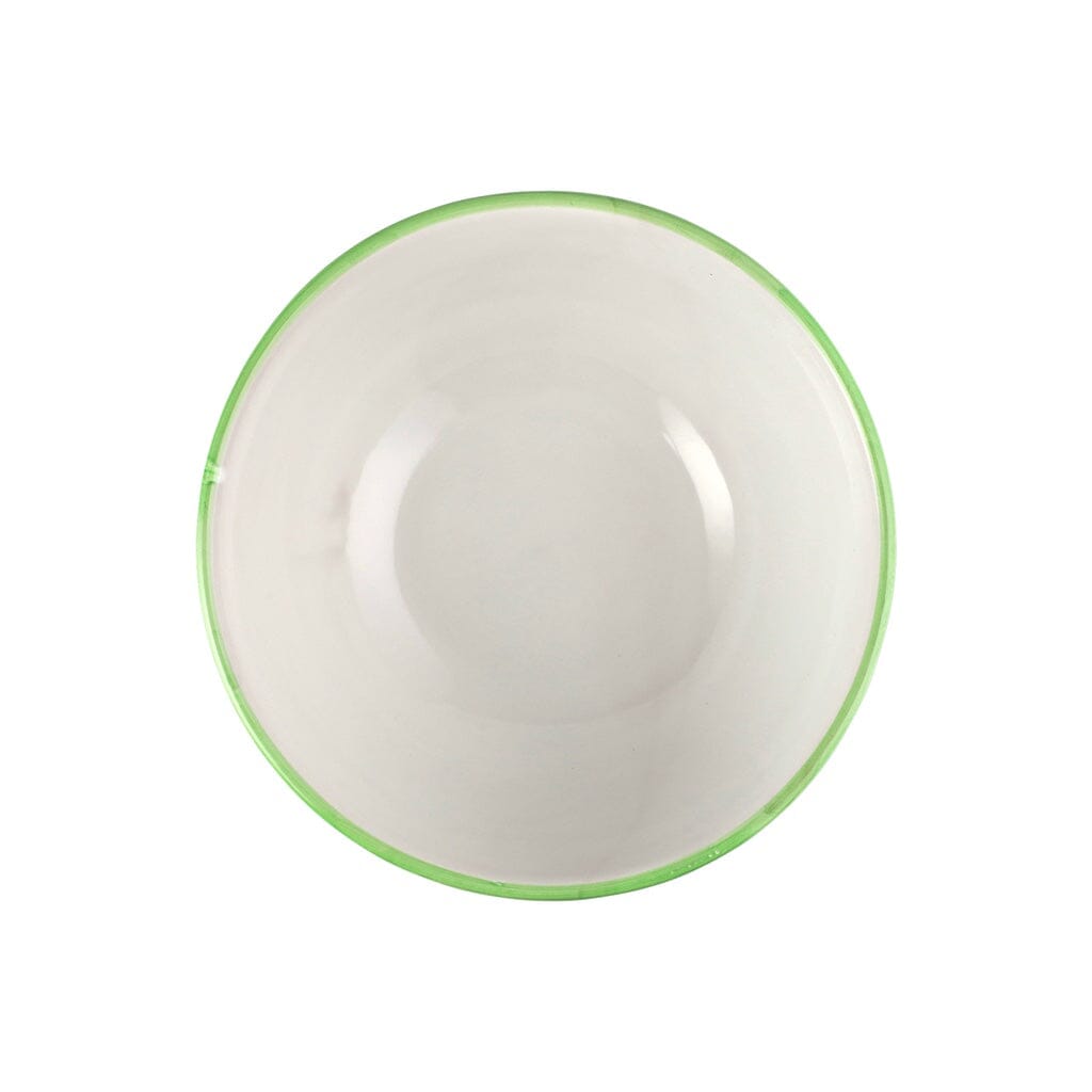 Vietri Campagna Cane Hand - painted Deep Serving Bowl for Dining