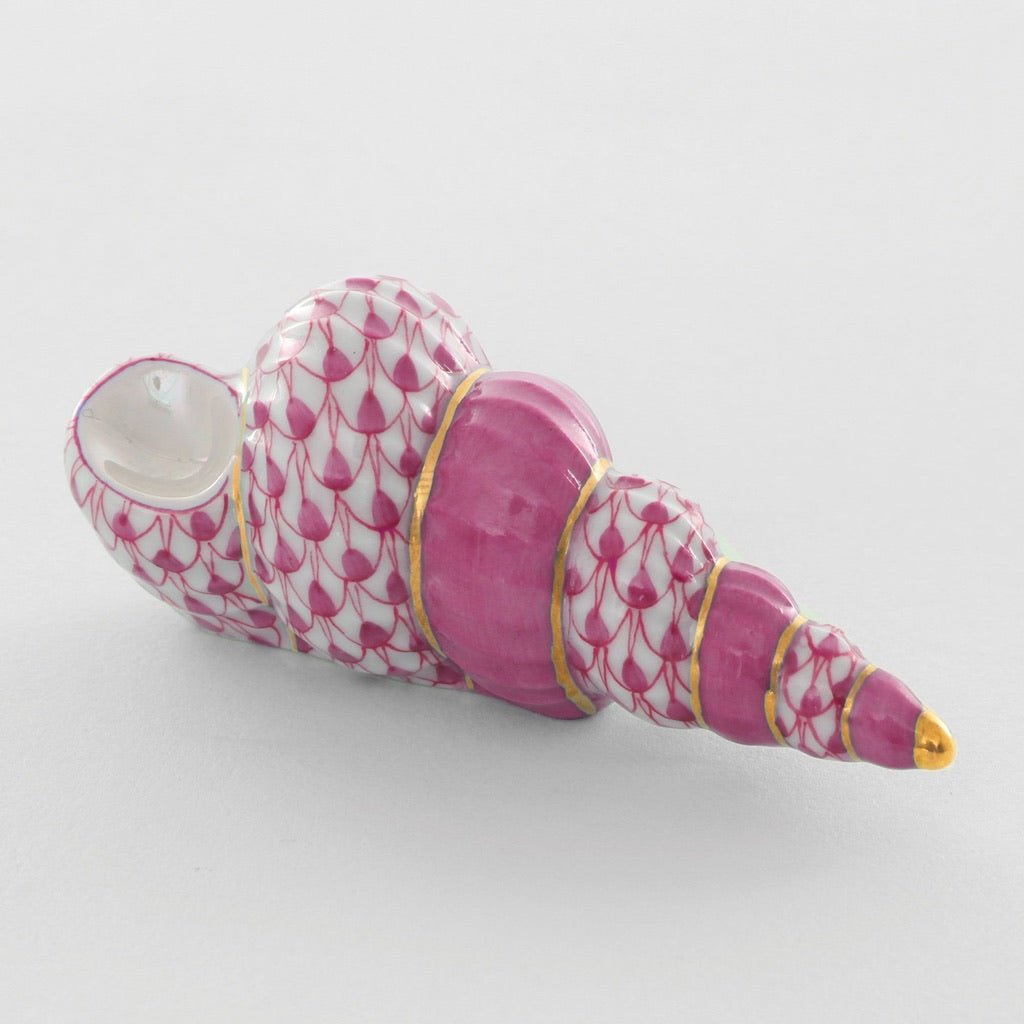 Herend Handmade Porcelain Staircase Shell Decorative Figurine