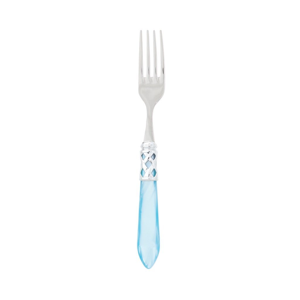Vietri Aladdin Fork with Brilliant Chrome Finish, Handmade in Italy