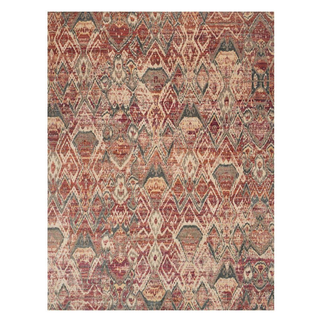 Loloi Javari JV 04 Berry Ivory Power - Loomed Area Rug for Indoor Decor