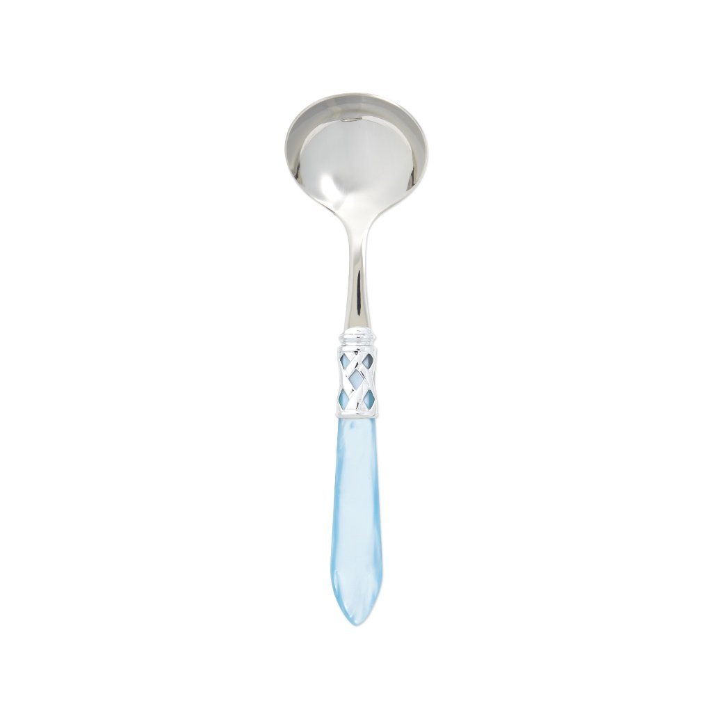 Vietri Aladdin Sauce Ladle with Brilliant Chrome Finish
