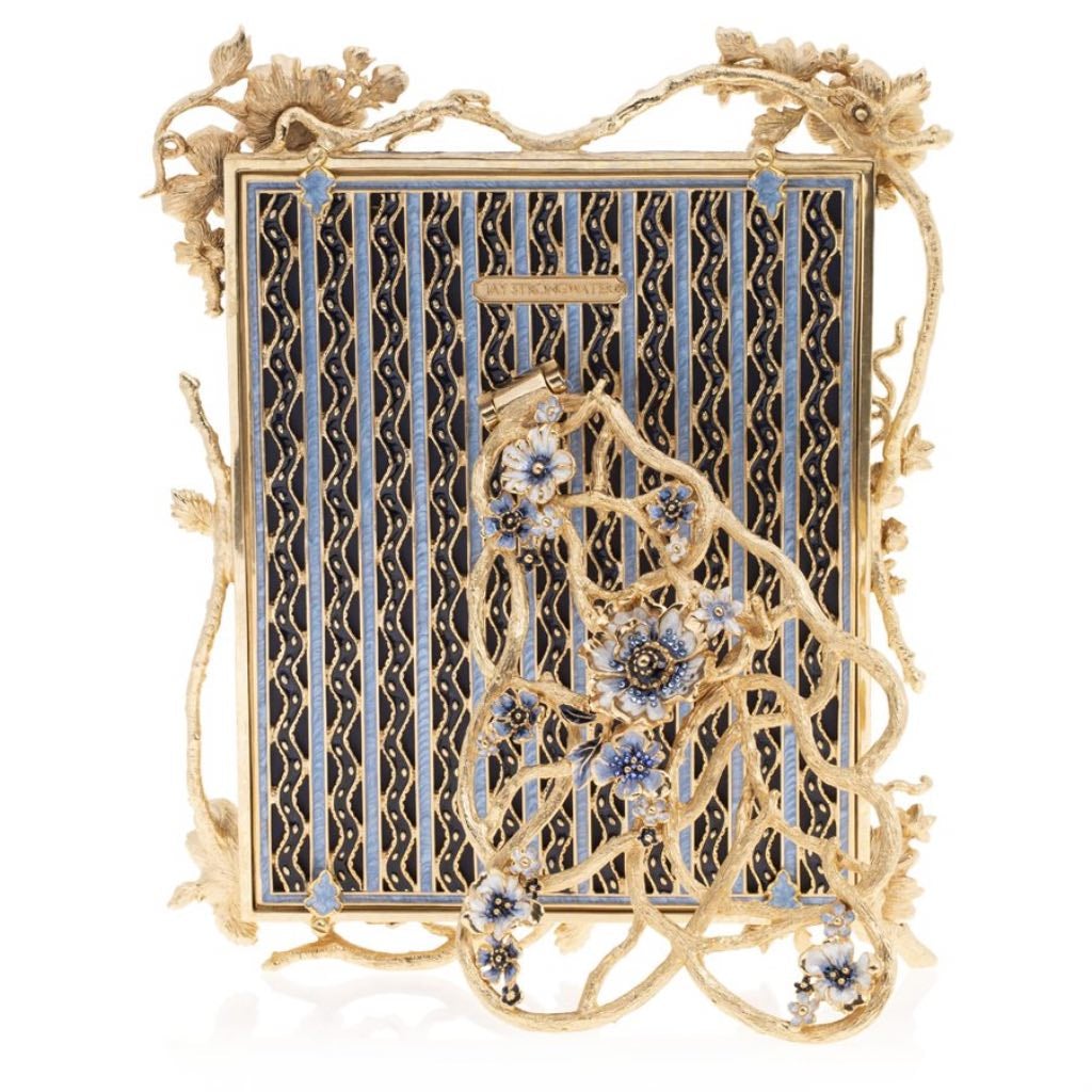 Jay Strongwater Delilah 8 X 10 Picture Frame with Floral Branch Design